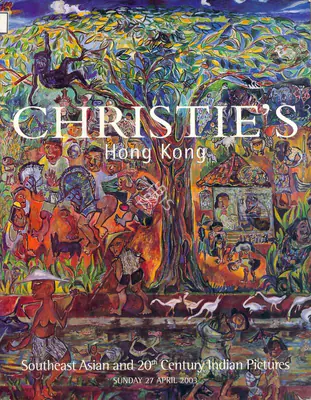 Christie's (Auction House), Southeast Asian and 20th Century Indian Pictures, 2003, Auction Catalogue