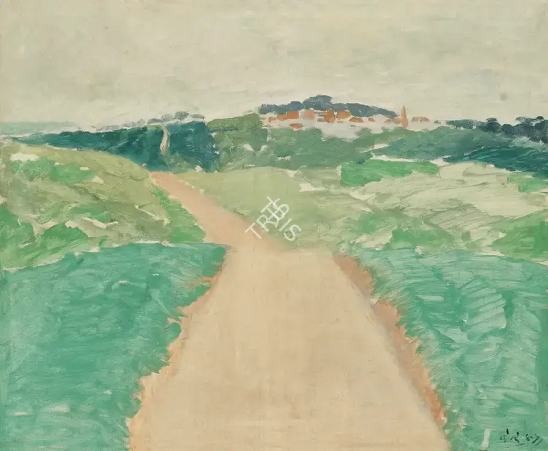 N.S. Bendre (Artist), Untitled, 1945, Painting