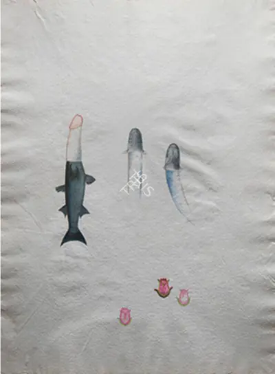 Mithu Sen (Artist), Untitled, 2005, Painting