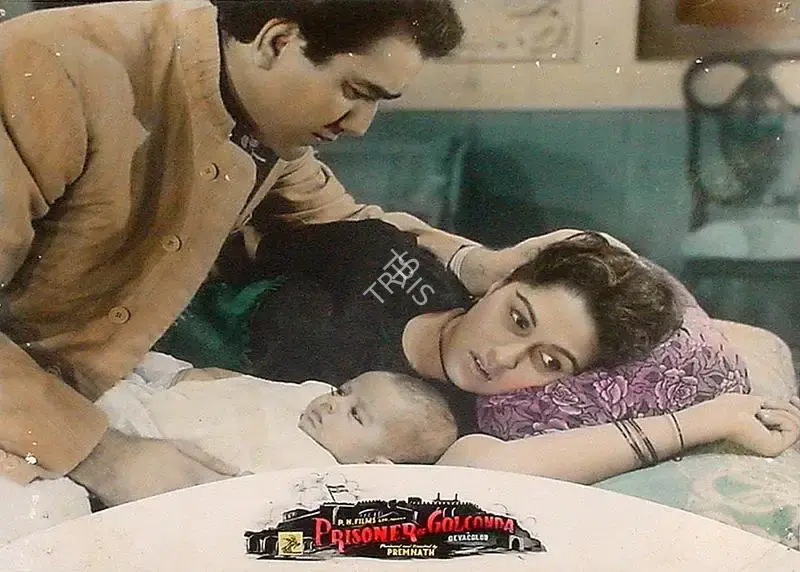 Premnath (Director), Prisoner Of Golconda, 1954, Lobby Card