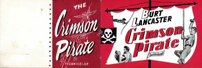 Robert Siodmak (Director), Crimson Pirate, 1952, Handbill