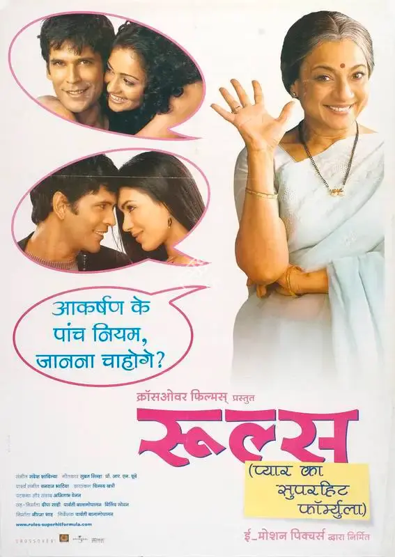 Nirja Shah (Producer), Rules Pyaar Ka Superhit Formula, 2003, Full Sheet Poster