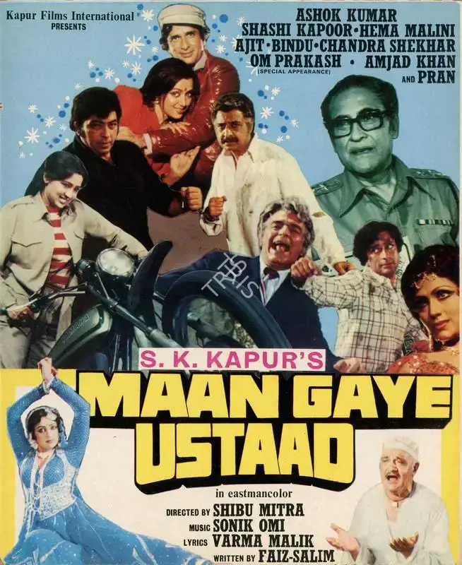 Shibu Mitra (Director), Maan Gaye Ustaad, 1981, Song-Synopsis Booklet