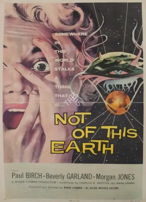 Roger Corman (Producer), Not of This Earth, 1957, Poster
