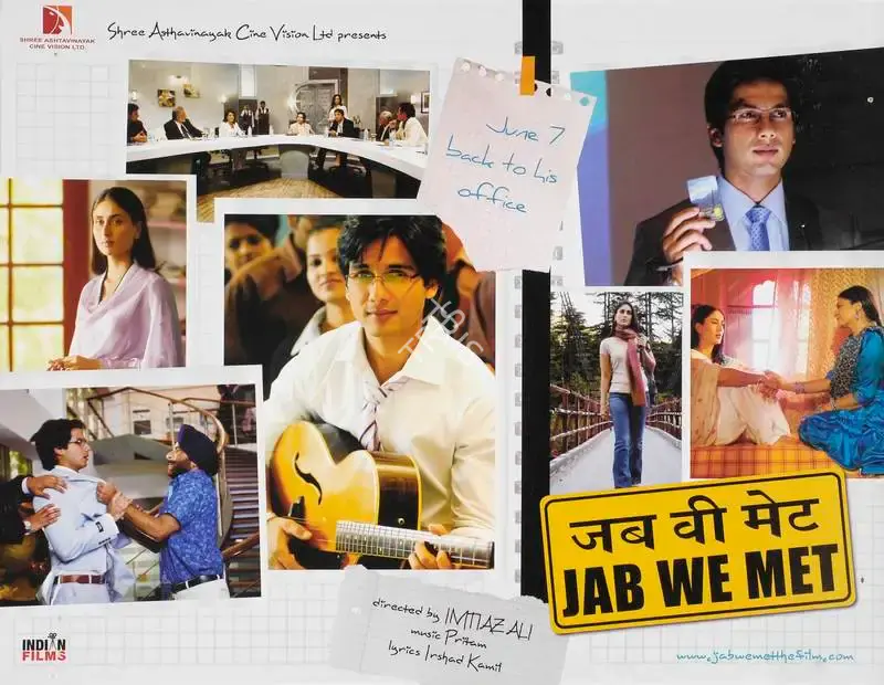 Imtiaz Ali (Director), Jab We Met, 2007, Lobby Card