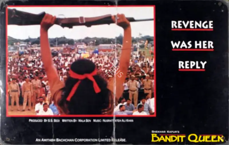 S.S. Bedi (Producer), Bandit Queen, 1994, Lobby Card