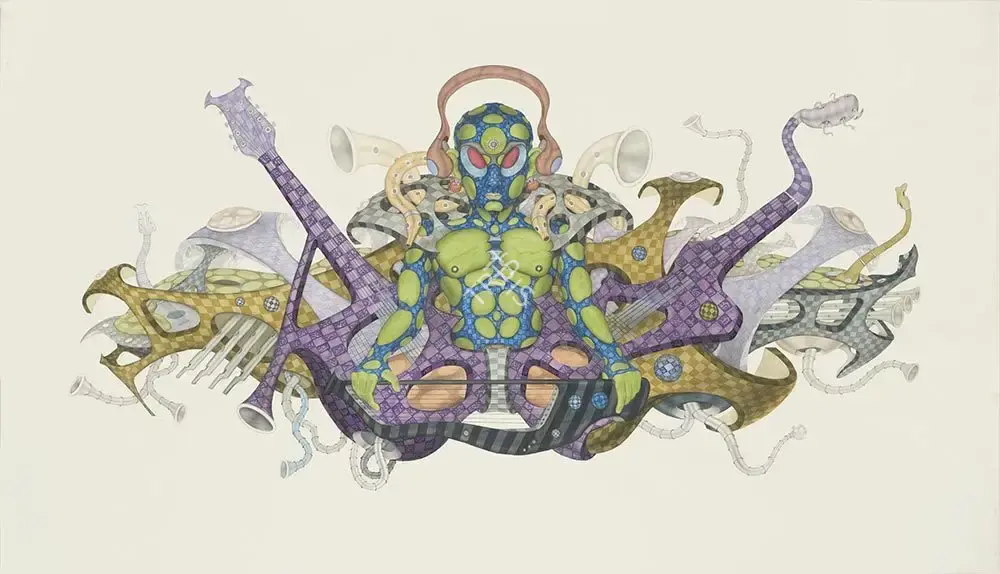 Ajay Dhandre (Artist), Untitled, 2012, Painting