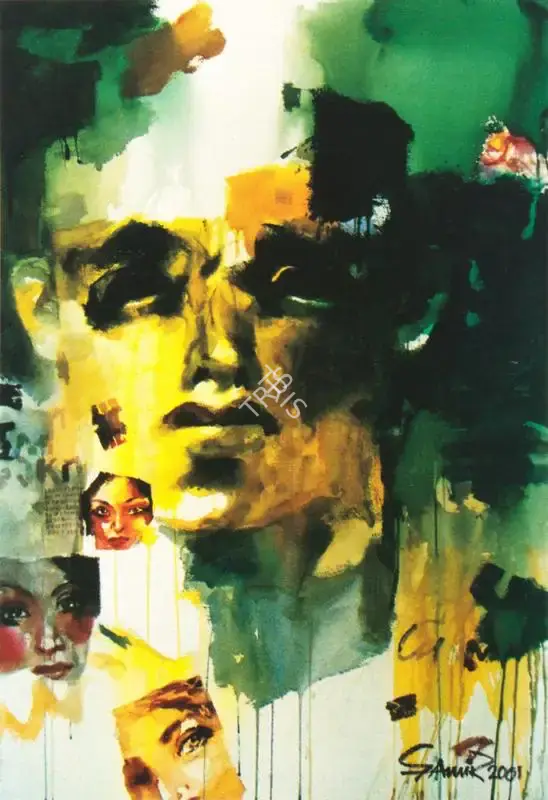 Samir Mondal (Artist), HeMan, Painting