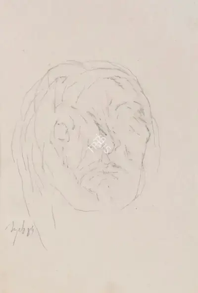 Tyeb Mehta (Artist), Untitled, 1984, Drawing