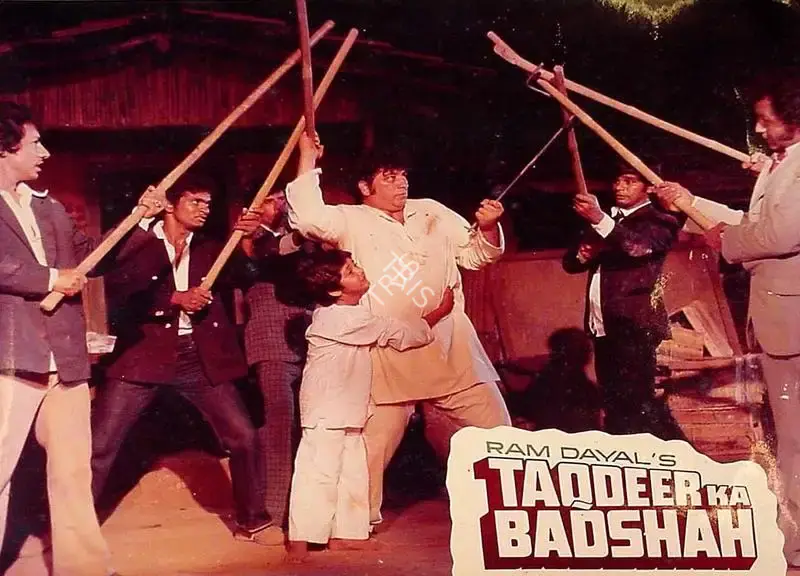 Ram Dayal (Producer), Taqdeer Ka Badshah, 1982, Lobby Card