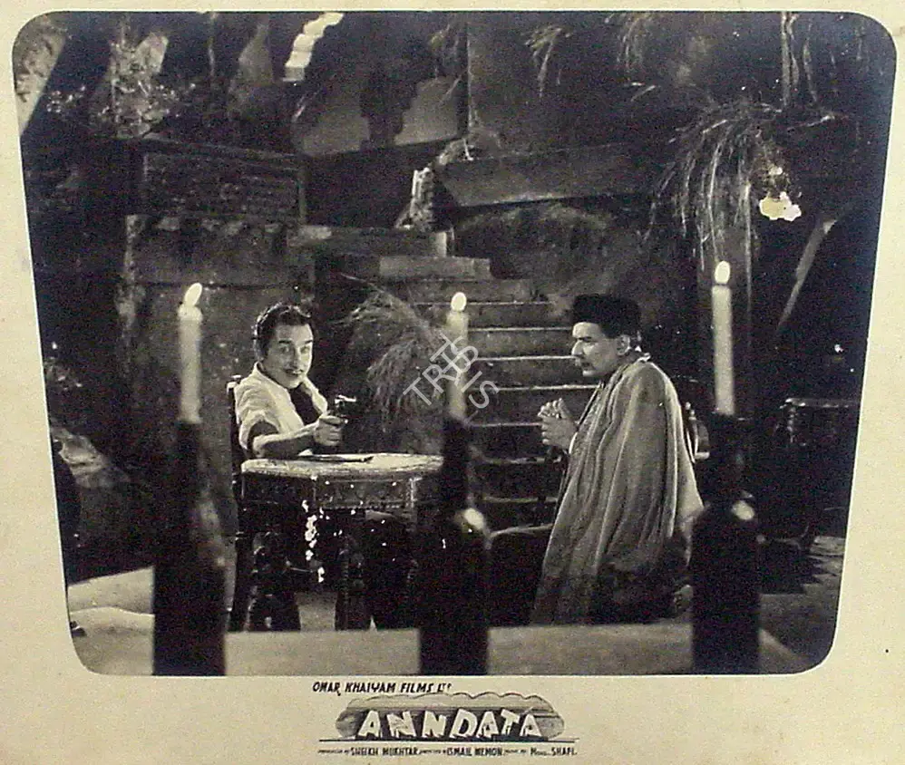 Sheikh Mukhtar (Producer), Anndata, 1952, Lobby Card