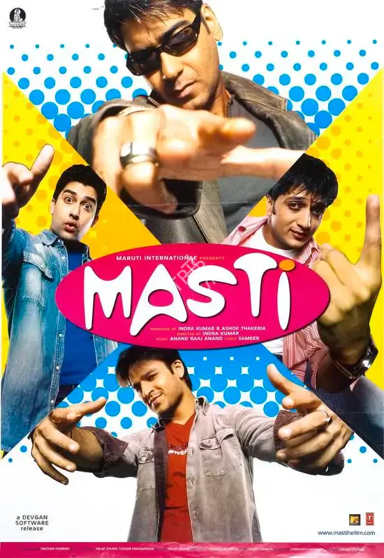 Inder Kumar (Producer), Masti, 2004, Full Sheet Poster