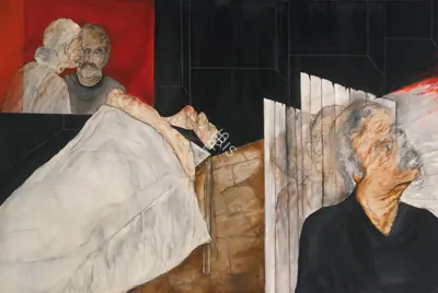 Altaf (Artist), Hospital Series VII, 1987, Painting