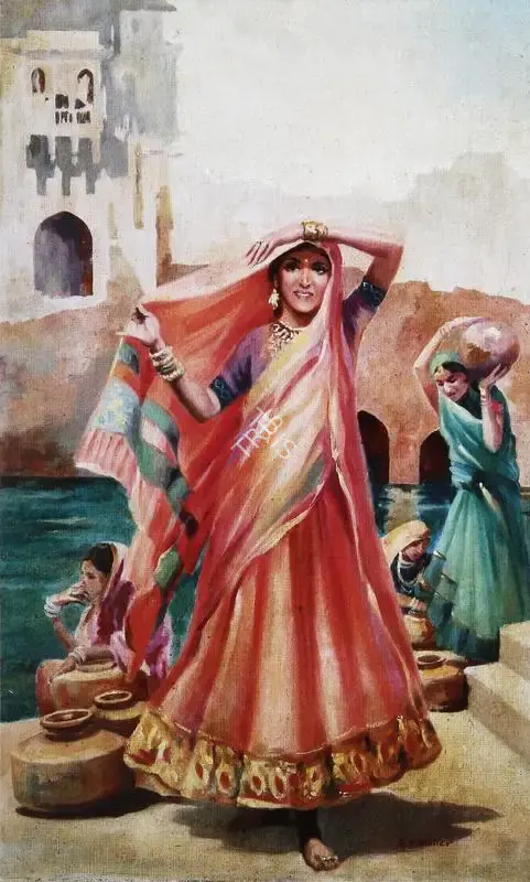A.H. Muller (Artist), Nautch Girl, 1925, Painting