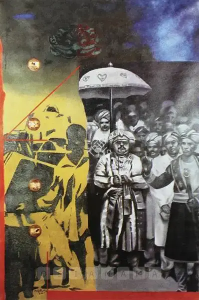 Baiju Parthan (Artist), Artefact, 2000, Painting