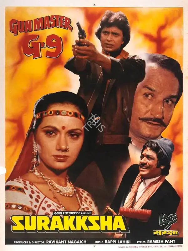 Raveekant Nagaich (Producer), Surakksha, 1979, Full Sheet Poster