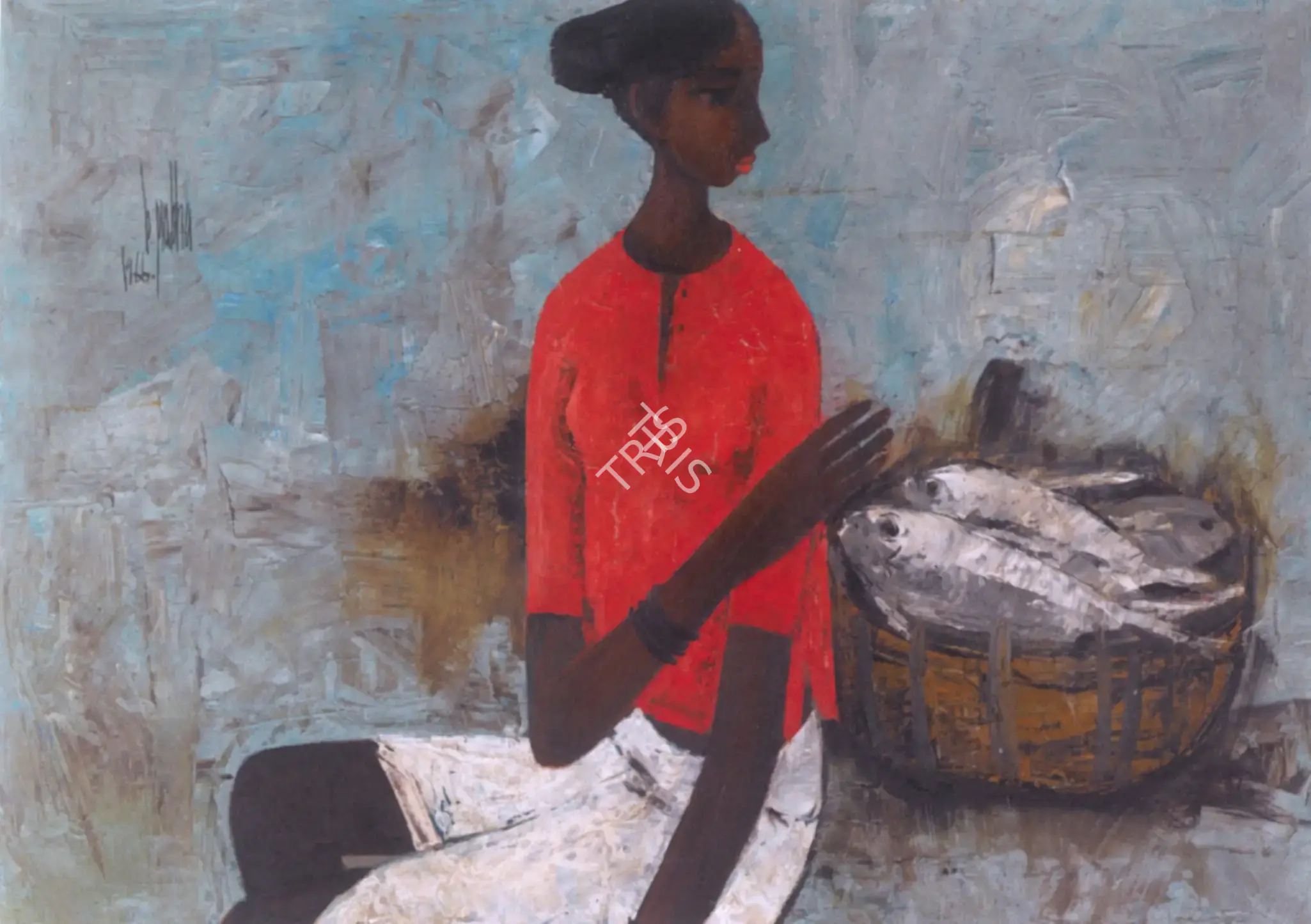B. Prabha (Artist), Untitled, 1966, Painting