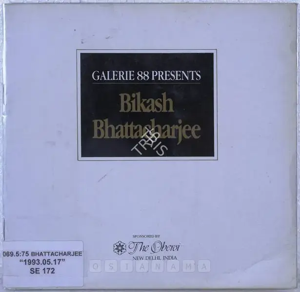 Bikash Bhattacharjee (Artist), Bikash Bhattacharjee, 1993, Solo Exhibition Catalogue