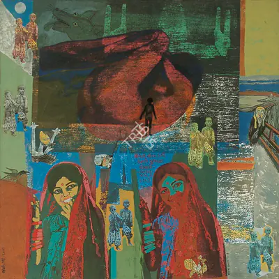 Jyoti Bhatt (Artist), Untitled, 1973, Graphic Art