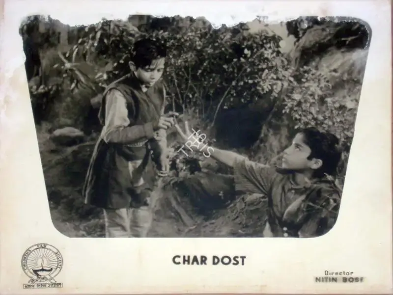 Nitin Bose (Director), Char Dost, 1956, Lobby Card