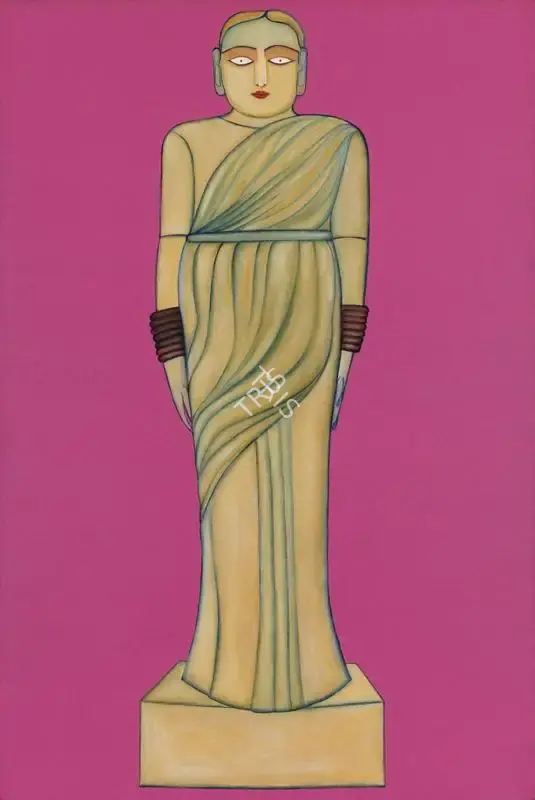 Rekha Rodwittiya (Artist), Nayika/ Guddiya, 2009, Painting