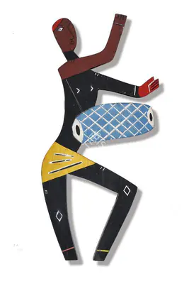 M.F. Husain (Artist), Dholak, 1950, Sculpture