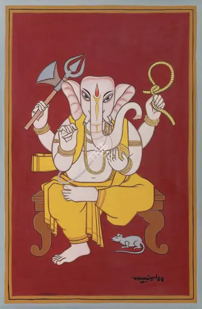 Lalu Prasad Shaw (Artist), Untitled, 2017, Painting