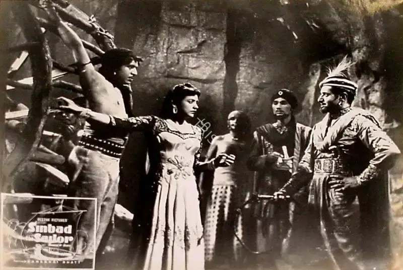 Nanabhai Bhatt (Director), Sinbad Jahaaji, 1952, Lobby Card