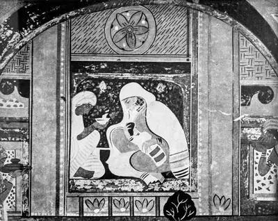 Nandalal Bose (Artist), Birth of Sri Chaitanya, 1933, Tapestry