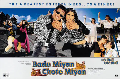 Vashu Bhagnani (Producer), Bade Miyan Chote Miyan, 1998, Lobby Card