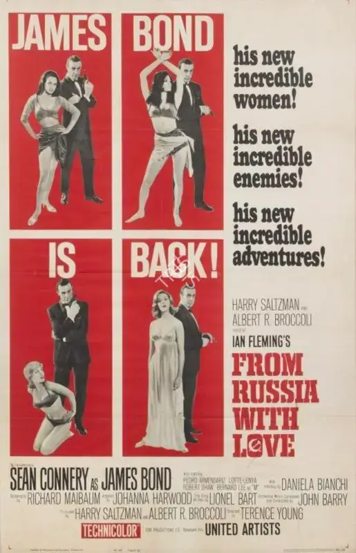 Harry Saltzman (Producer), From Russia With Love, 1963, Poster