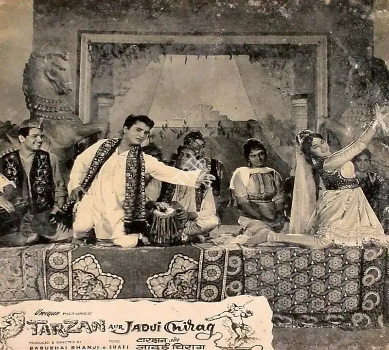 Babubhai Bhanji (Producer), Tarzan Aur Jadui Chirag, 1966, Lobby Card