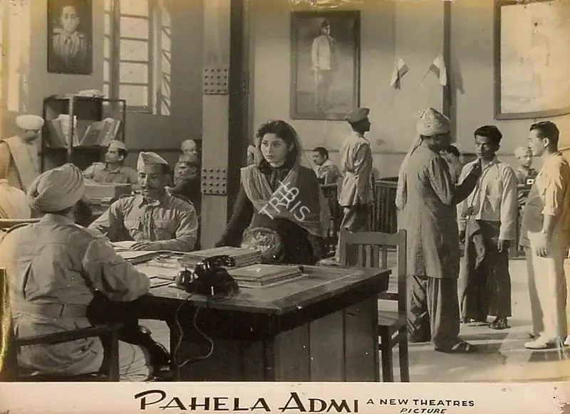 Kamal Bose (Cinematographer), Pahela Admi, 1950, Lobby Card