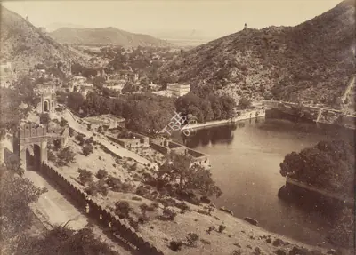 Lala Deen Dayal (Photographer), Ambere Pass, Jeypore, Antiquarian Photograph