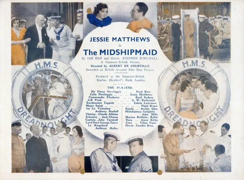 Albert de Courville (Director), The Midshipmaid, 1932, Handbill