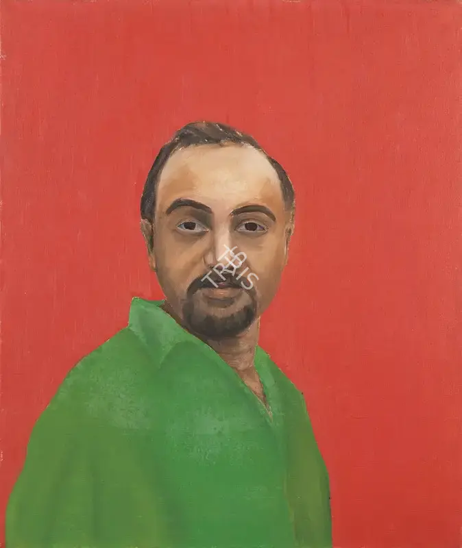Manjit Bawa (Artist), My Friend / Pritish Nandy, 1989, Painting