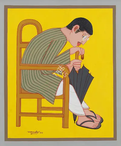 Lalu Prasad Shaw (Artist), Untitled, 2013, Painting