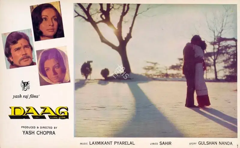 Kay Gee (Cinematographer), Daag, 1973, Lobby Card