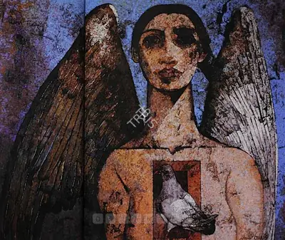 Jamil Naqsh (Artist), Untitled, Painting
