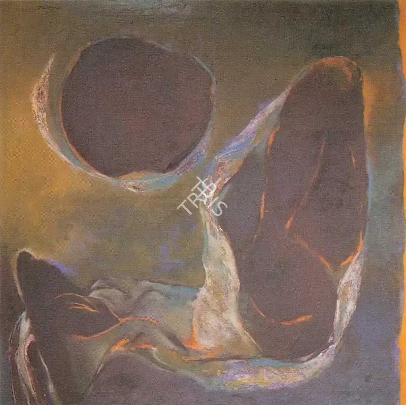 G.R. Santosh (Artist), Figures, 1967, Painting