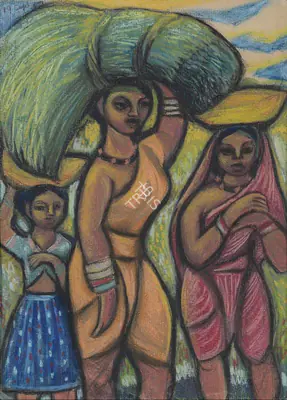 Chittaprosad (Artist), Untitled, 1957, Painting