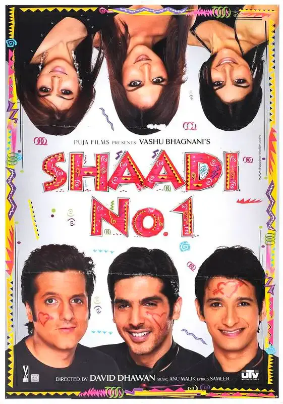Vashu Bhagnani (Producer), Shaadi No 1, 2005, Full Sheet Poster