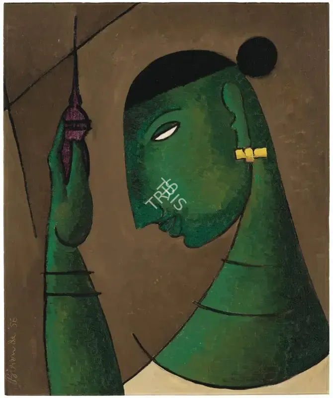 Biren De (Artist), Untitled, 1956, Painting
