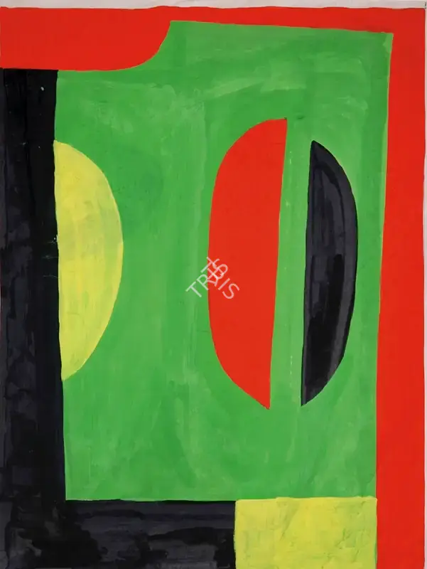 Prabhakar Barwe (Artist), Untitled, 1973, Painting