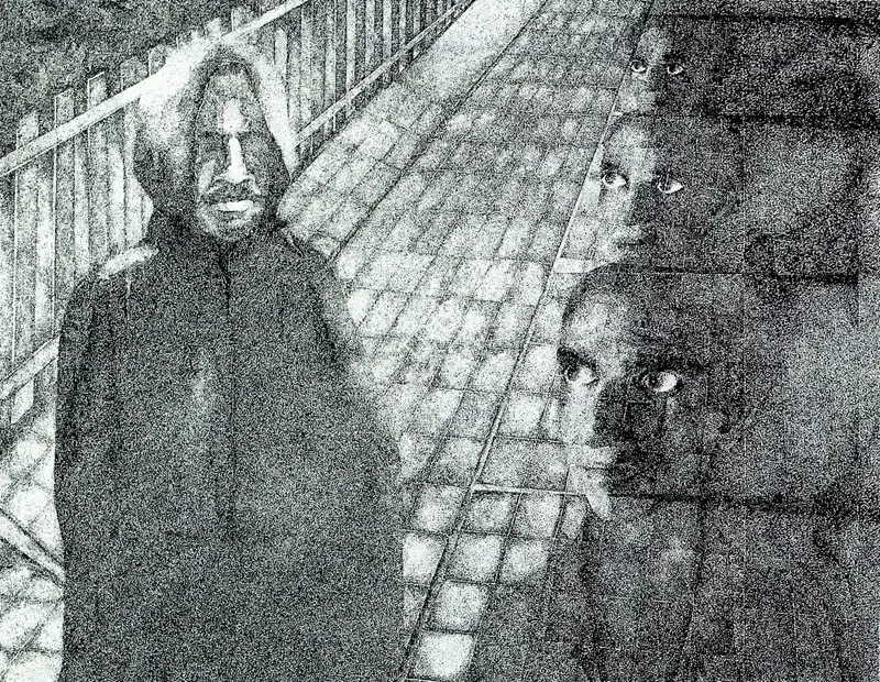 Navjot (Artist), Pavement II, 1982, Painting