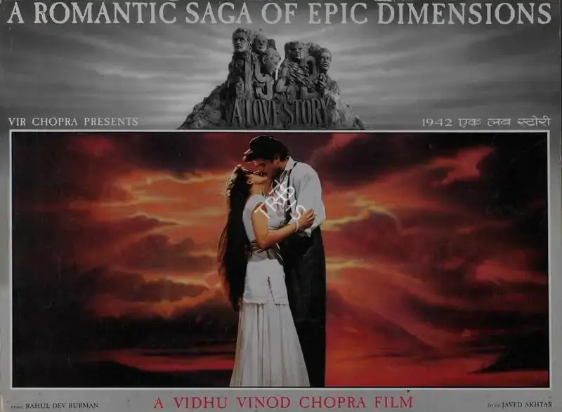 Binod Pradhan (Cinematographer), 1942 A Love Story, 1994, Lobby Card