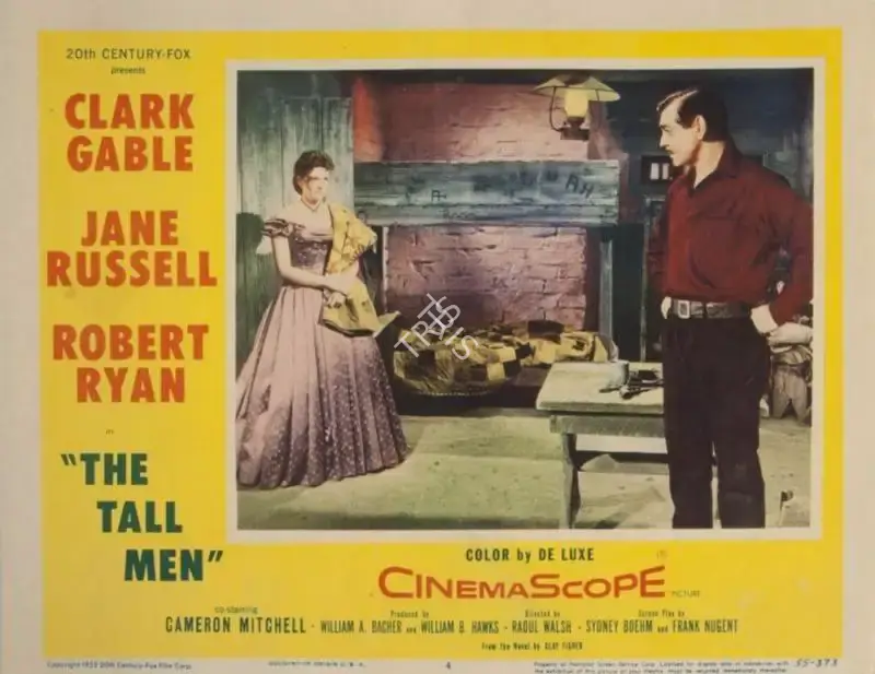 Raoul Walsh (Director), The Tall Men, 1955, Lobby Card