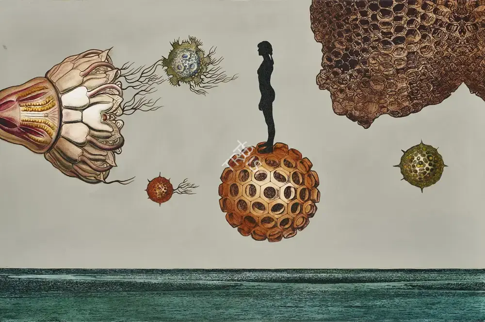Sonia Mehra Chawla (Artist), Evolve, 2014, Painting