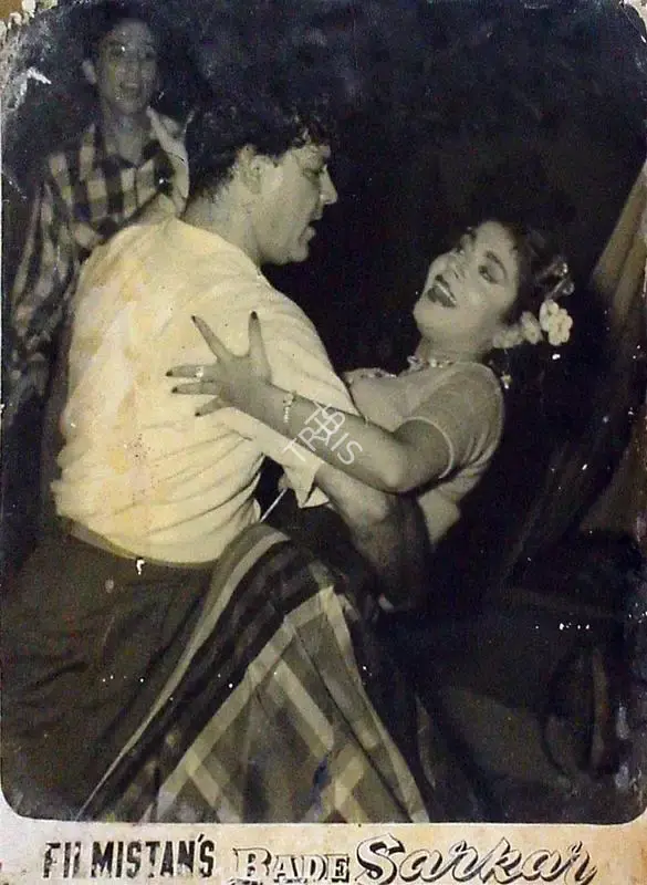 Kishore Sahu (Director), Bade Sarkar, 1957, Lobby Card