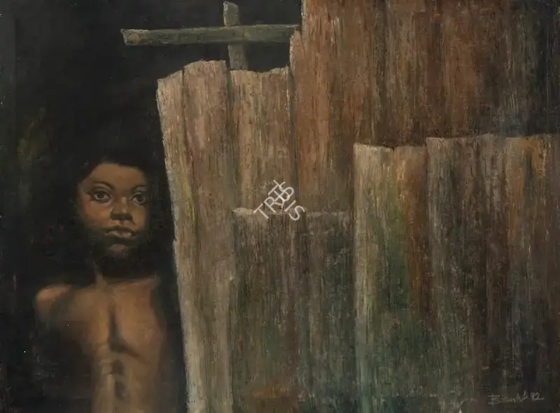 Bikash Bhattacharjee (Artist), Untitled, 1982, Painting